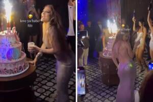 El vestido de JLo en su cumpleaños número 56