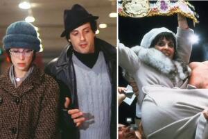 Talia Shire y Sylvester Stallone en la película 'Rocky'