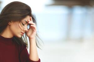 Mujer con estrés