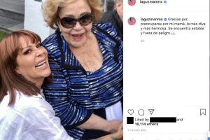 Alejandra Guzmán post salud Silvia Pinal