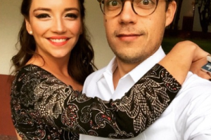 Regina Blandón y Roberto Flores