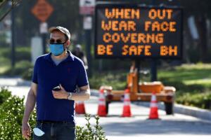 Virus Outbreak California Masks