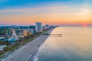 Myrtle Beach South Carolina SC Skyline Aerial View