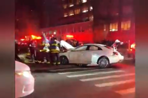 Robo de auto y choque en Queens