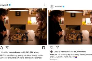 Henry Cavill y su novia Natalie Viscuso IG Debut.jpg