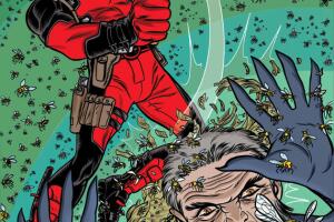 Deadpool lanza abejas contra Sabretooth