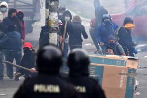 ECUADOR-ECONOMY-IMF-FUEL-PROTEST