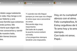 Julián Gil le deja saber a su hijo que desea que conozca a su familia