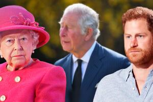 La reina Isabel está "molesta" con el príncipe Harry por criticar al príncipe Carlos
