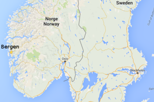 Bergen, en Noruega