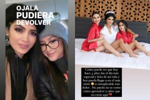 Kimberly Flores recordó a su sobrina en medio de la celebración de su aniversario.