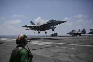 USS George HW Bush At Sea