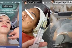 María Fernanda mostraba en su cuenta de Instagram algunos de los tratamientos que ella ofrecía y aquellos a los que también se sometía. 