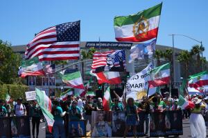 WCup Iranian Americans Protest Soccer