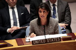 Nikki Haley, embajadora de EEUU ante Naciones Unidas.