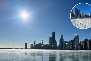 El frente ártico en Chicago está dejando sensaciones térmicas más bajas que sitios como Alaska, donde el frío es más intenso