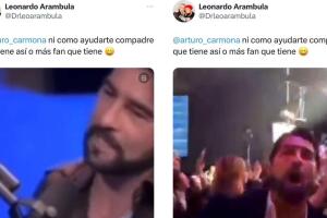 Leonardo Arámbula, hermano de Aracely Arámbula, así cuestionó a Arturo Carmona a quien evidenció criticando a la actriz y luego asistiendo a un concierto de Luis Miguel, ex de la artista.