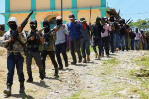 'El Machete', grupo de autodefensa de Chiapas, México.