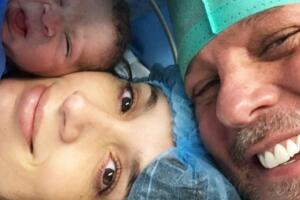 René Strickler y su hijo Ian