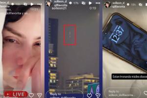 La 'influencer' Sol León también ha registrado en video algunos de los presuntos misiles que han caído cerca de Dubái, sembrando terror en residentes y turistas.