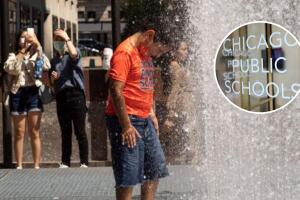 Regreso a clases con calor excesivo en Chicago