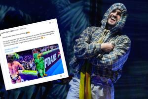 Bad Bunny "vibra" en la lucha libre mexicana antes de ofrecer 8 conciertos en México