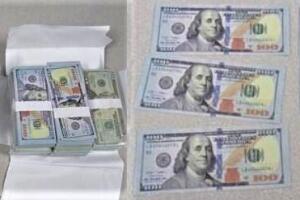 La Patrulla Fronteriza decomisó más de 110 mil dólares en dinero falso en el aeropuerto de Los Ángeles.