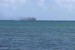 Ferry que viajaba de Santo Domingo a Puerto Rico se incendió