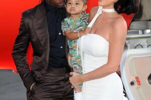 Travis Scott, Kylie Jenner, Stormi Webster