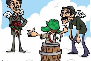 Exalumnos del 'profesor Jirafales' le riden homenaje