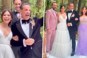 Karina Banda y Carlos Ponce: las fotos y detalles del vestido de novia de su boda religiosa