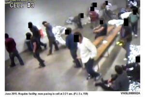 Celdas de la Patrulla Fronteriza donde son detenidos los inmigrantes que cruzan la frontera