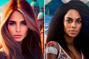 Argentina (izquierda) y Brasil (derecha)