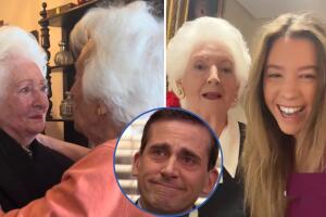 Para el cumpleaños #91 de su mejor amiga, una adulta mayor viajó a Madrid para sorprenderla