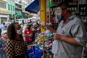 First Day of Street Commerce Opening Since the Beginning of Quarantine Due to the Coronavirus (COVID-19) Pandemic