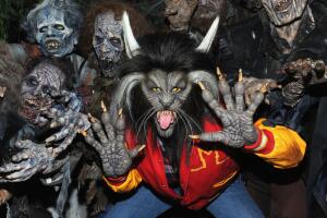Heidi Klum disfraz hombre lobo Halloween