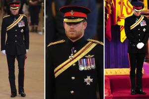 Principe Harry Uniforme militar vigilia reina Isabel (5).jpg
