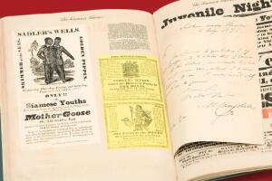 Chang y Eng Bunker eran anunciados en la prensa mediante una ilustración