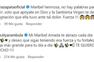Laura Zapata y Aracely Arámbula también mostraron su apoyo a Maribel Guardia.