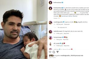 Ferdinando Valencia recuerda a su hijo Dante