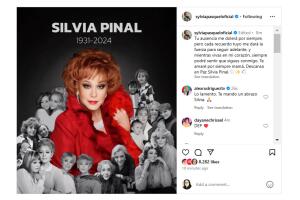Sylvia Pasquel se despide de su madre, Silvia Pinal
