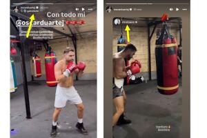 Oscar Duarte comparte las publicaciones de irina y Gabriel