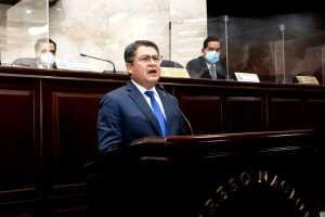 Juan Orlando Hernandez y discurso sobre narcotrafico