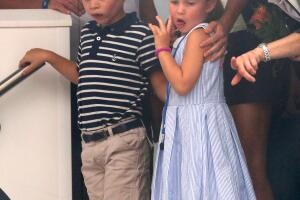 The Duke And Duchess Of Cambridge Take Part In The King's Cup Regatta