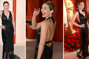 Elizabeth Olsen en la alfombra roja de los premios Oscar 2023
