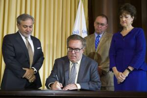 Andrew Wheeler, Mick Mulvaney, Dan Brouillette, Mary Neumayr