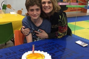 Erika Buenfil y su hijo