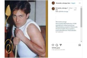 Fernando Colunga en su juventud