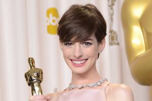 Anne Hathaway ganó su premio Oscar en 2013.