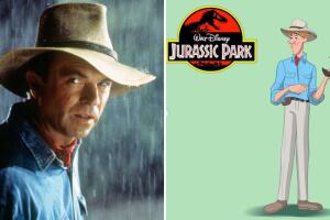 Así se verían los actores de ‘Jurassic Park’ si fuera parte de una película Disney